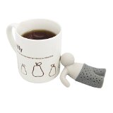 New MrTea Infuse Loose Tea Leaf Strainer Herbal Spice Filter Diffuser Silicone