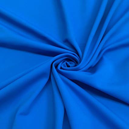 Lycra Matte Milliskin Nylon Spandex Fabric 4 Way Stretch 58" Wide Sold by The Yard Many Colors (Turquoise)