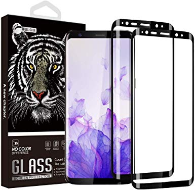 Pomufa [2-Pack] Galaxy S9 Screen Protector for Samsung Galaxy S9, [Tempered Glass][Anti-Fingerprint][No-Bubble][Scratch-Resistant] Glass Screen Protector
