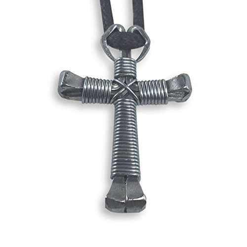 Horseshoe Nail Cross Necklaces -(Single Color) You Pick Colors!