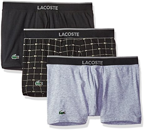 Lacoste Men's 3 Pack Signature Trunk