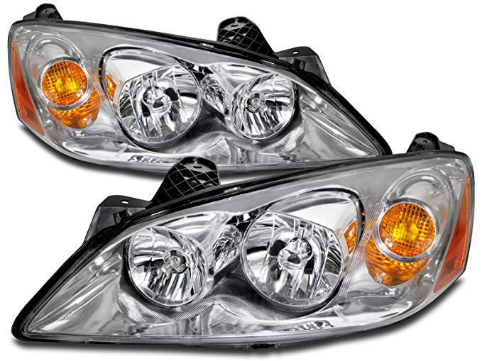 Headlights Depot Replacement for Pontiac G6 Headlights OE Style Replacement Headlamps Driver/Passenger Pair New