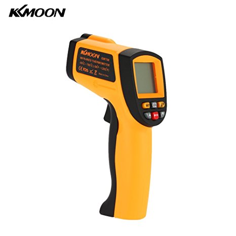 KKmoon Digital LCD Non-Contact IR Thermometer -50-700℃ w/ Alarm & MAX/MIN/AVG/DIF