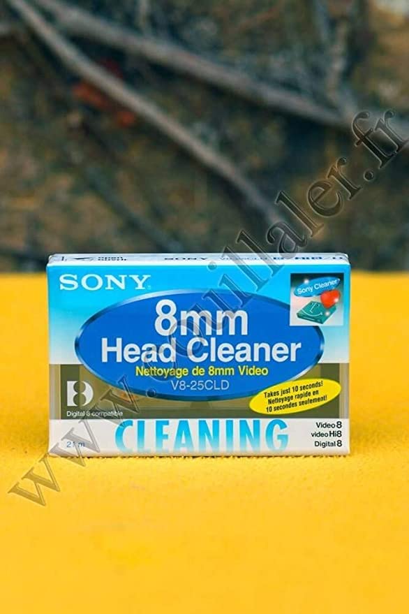 Sony V8-25CLD 8mm / Hi8 / Digital8 Camcorder Video Head Cleaning cassette