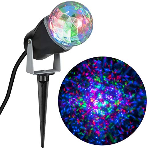 Multi-color Projection Outdoor Kaleidoscope LED Spotlight - Red Green Blue 10.24 by Gemmy