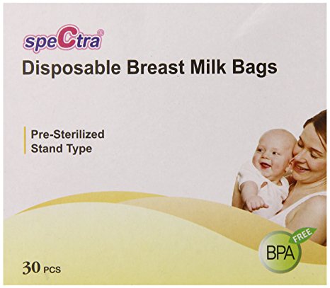 Spectra Pre-Sterilised Disposable Breast Milk Storage Bags (30 pcs)