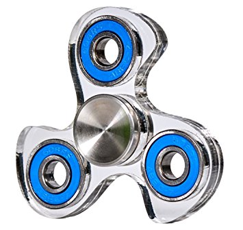 Sunnytech 1PC Fidget Spinner Toy EDC Exquisite Hand Spinner DIY Puzzels for ADHD Anxiety Boredom HS27-1 Blue