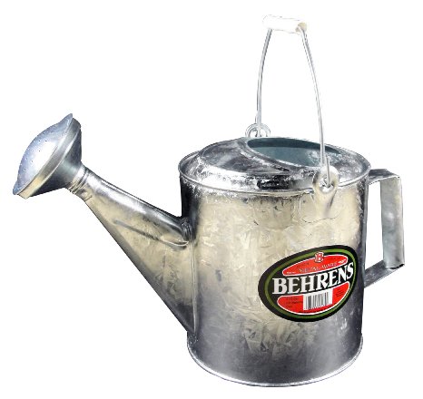 Behrens Manufacturing 206 Hot Dipped Steel Watering Can, 1.5 gal