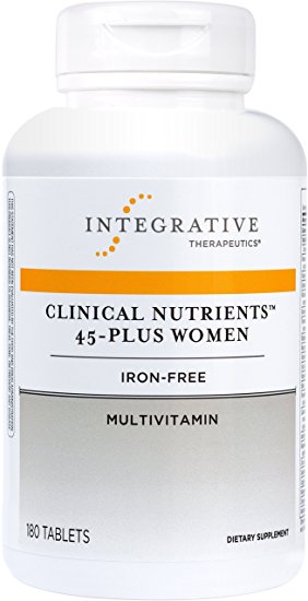 Integrative Therapeutics - Clinical Nutrients 45-Plus Women - Iron-Free Multivitamin - 180 Tablets