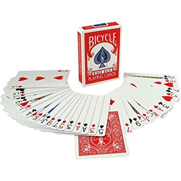 Blue Bicycle Invisible Deck