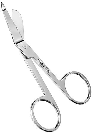 Utopia Care Medical Scissors - EMT and Trauma Shears - 3.5 Inch Nursing and Surgical Scissors - Stainless Steel Bandage Scissors for Nurses (Silver)