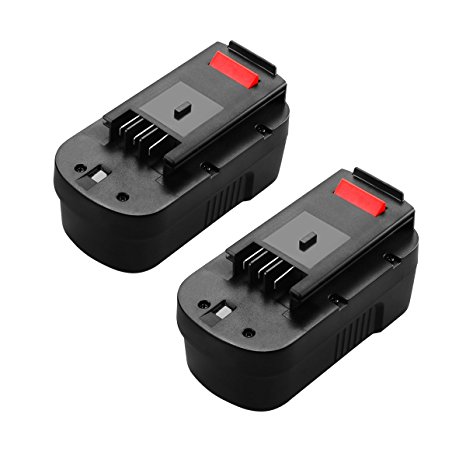 ANTRobut 2 Pack 3.0Ah Black & Decker 18V Replacement Battery for HPB18 HPB18-OPE 244760-00 A1718 FS18FL FSB18 Firestorm Black and Decker 18 Volt Battery