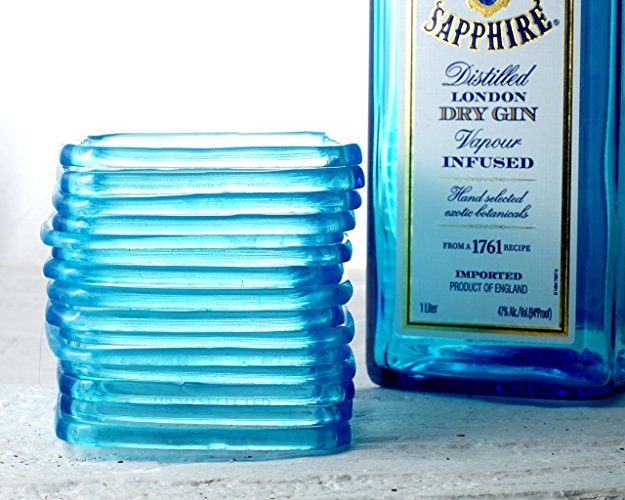 Bombay Sapphire Bangles - Recycled Gin Bottle Stackable Bangles