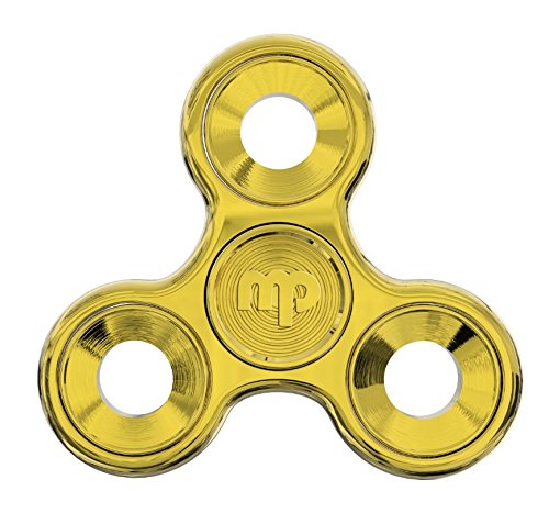 MUPATER fidget spinners, EDC spinner fidget toys, tri-spinner fidget toy relieves your ADHD, anxiety, and boredom, Non-3D Printed (GOLD)