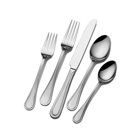 International Silver Rockport 20-Piece Stainless Steel Flatware Set, Service for 4