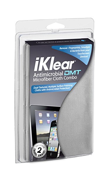 iKlear Antimicrobial Microfiber Cleaning Cloth (iK-DMT)