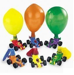 Birthday Party Favors Supplies 12 Classic Balloon Racers