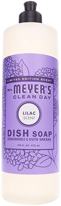 Mrs. Meyer's Clean Day Liquid Dish Soap, Lilac, 16 Oz, 16.0 Fluid Ounce