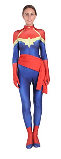 Riekinc Lycra Bodysuit Halloween Womens Superhero Cosplay Costumes