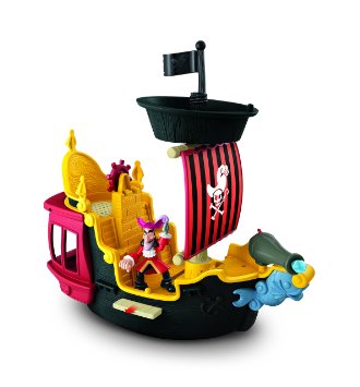 Fisher-Price Disney's Jake and The Never Land Pirates Hook's Jolly Roger Pirate Ship