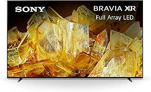 Sony 85 Inch 4K Ultra HD TV X90L Series: BRAVIA XR Full Array LED Smart Google TV with Dolby Vision HDR and Exclusive Features for The Playstation® 5 XR85X90L- 2023 Model,Black (Renewed)