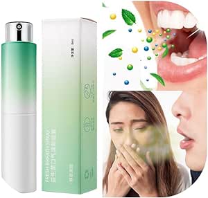 Probiotic Oral Refreshing Spray Fruit Flavored Mouth Spray Compact Portable Refreshing Cool Fresh Breath Oral Odor Care 8ML