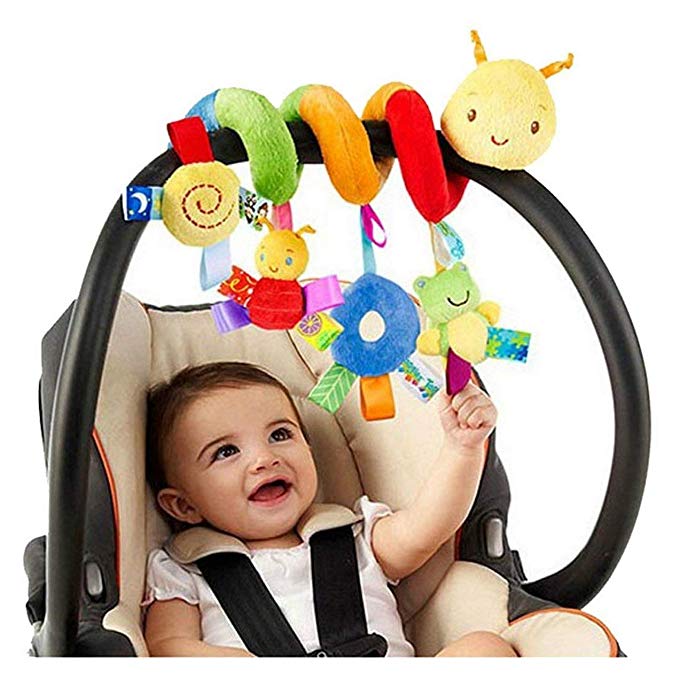 Heyuni. Animal Handbells Developmental Toy Bed Bells Rattle Soft Toys For Baby Music toys