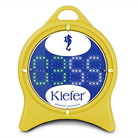 Kiefer 15" Digital Pace Clock - Rechargeable (Yellow)