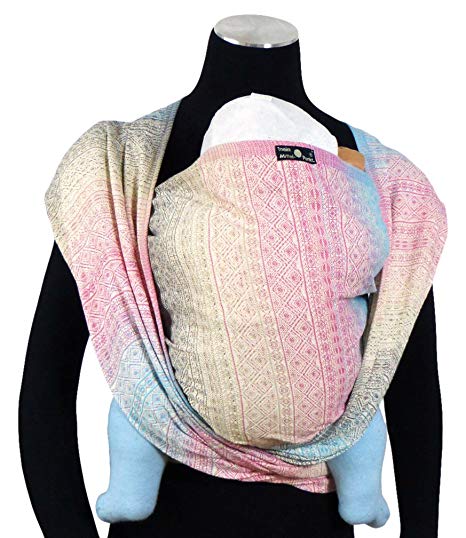 DIDYMOS Woven Wrap Baby Carrier Prima Aurora (Organic Cotton), Size 6