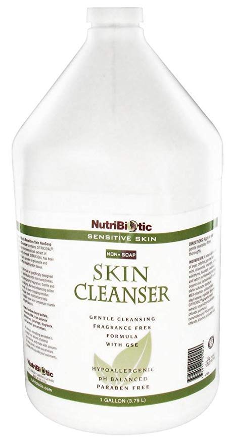 Nutribiotic Nonsoap Skin Cleanser, Sensitive Skin, 128 Fluid Ounce