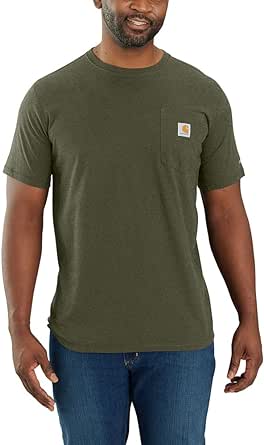 Carhartt mens Force Relaxed Fit Midweight Short-Sleeve Pocket T-Shirt