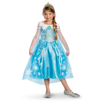 Disguise Disney's Frozen Elsa Deluxe Girl's Costume, 4-6X