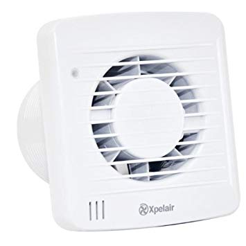 Xpelair SL150HT Slimline 6-inch Extractor Fan Humidistat and Overrun Timer