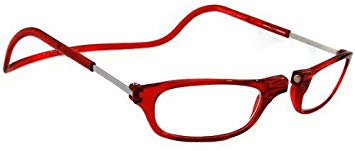 Clic Magnetic Reading Glasses Red (1.75)