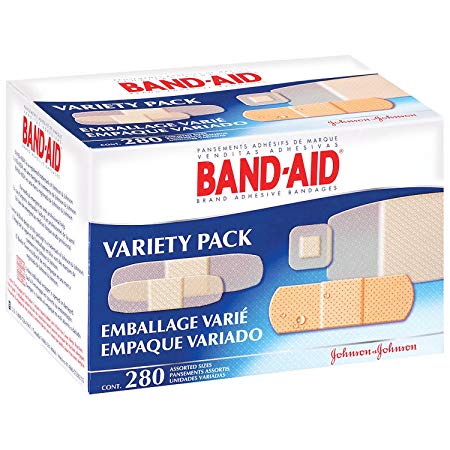Band-Aid Brand Adhesive Bandages Variety Pack 280 Count