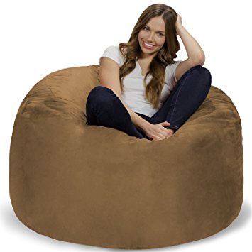 Chill Bag - Bean Bags Memory Foam Bean Bag Chair, 4-Feet, Earth