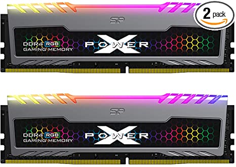 Silicon Power DDR4 32GB (16GBx2) XPOWER RGB RAM Turbine Gaming 3200MHz (PC4 25600) 288-pin C16 1.35V UDIMM Desktop Memory Module - Low Voltage (SP032GXLZU320BDB)