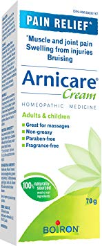 Boiron Arnicare Cream for Pain Relief, 70 g Tube, Topical Homeopathic Medicine for Muscle and Joint Pain Relief,  Swelling from injuries, Bruise & Brusing, from Natural Sourced Plants Including Arnica Montana