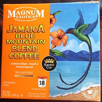 Magnum Coffee K-Cups, Jamacian Blue Mountain, 18 Count
