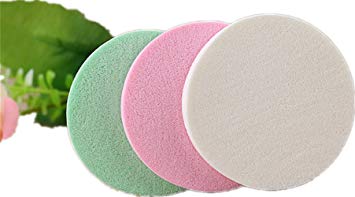 20pc of sponge puff dry wet amphibious powdery cake make up cotton flapping makeup tools （3 color random ）
