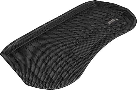 3D MAXpider All-Weather Front Trunk Mat for Tesla Model 3 2021 (Beaded Basin Only) Premium Custom Fit Cargo Liner (NOT for Pre-2020 Model with Smooth Basin)