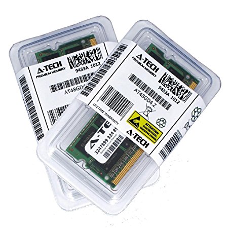 8GB Kit (4GBx2) DDR3 PC3-8500 LAPTOP Memory Modules (204-pin SODIMM, 1066MHz) Genuine A-Tech Brand