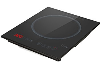 Chef's Star Touch Panel 1800W Portable Induction Cooktop Countertop Burner - 120V / 60Hz - Black