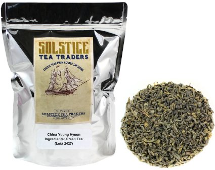 China Young Hyson Boston Tea Party Historical Green Tea, Loose Leaf China Young Hyson Green Tea, One Pound Loose Leaf Tea, China Young Hyson