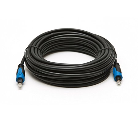 BlueRigger Digital Optical Audio Toslink Cable, 7.5 Meters (25ft)
