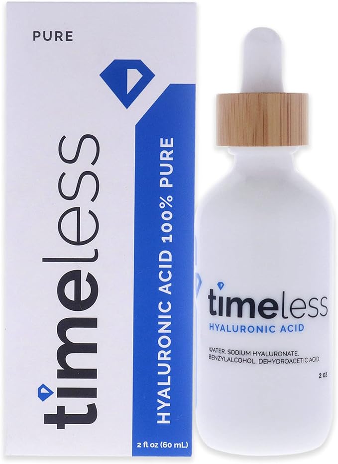 Timeless Hyaluronic Acid 100 Percent Pure Serum Unisex 2 oz