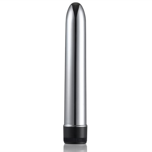 LEADO 7 inch Mini Waterproof Bullet Climax Massager,Multi-speed Clit Masturbate stimulation Vibrator/Vibes for Women for Sex-Silver