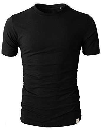 REGNA X Basic men's short sleeve soft cotton T-Shirt (V neck/Round neck)