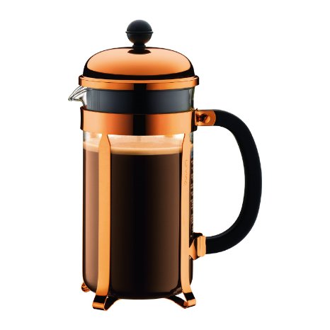 Bodum 8 Cup 1928-18 Chambord Classic Coffee Maker, 34 oz, Copper