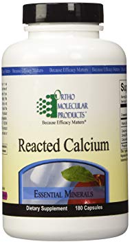 Ortho Molecular - Reacted Calcium - 180 Capsules